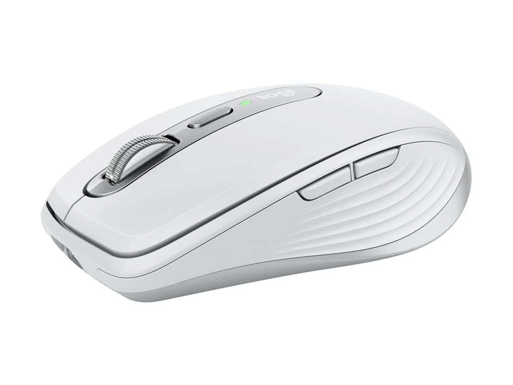 Logitech Master Series MX Anywhere 3S for Mac - Mouse - 6 buttons - wireless - Bluetooth - pale gray 910-006944