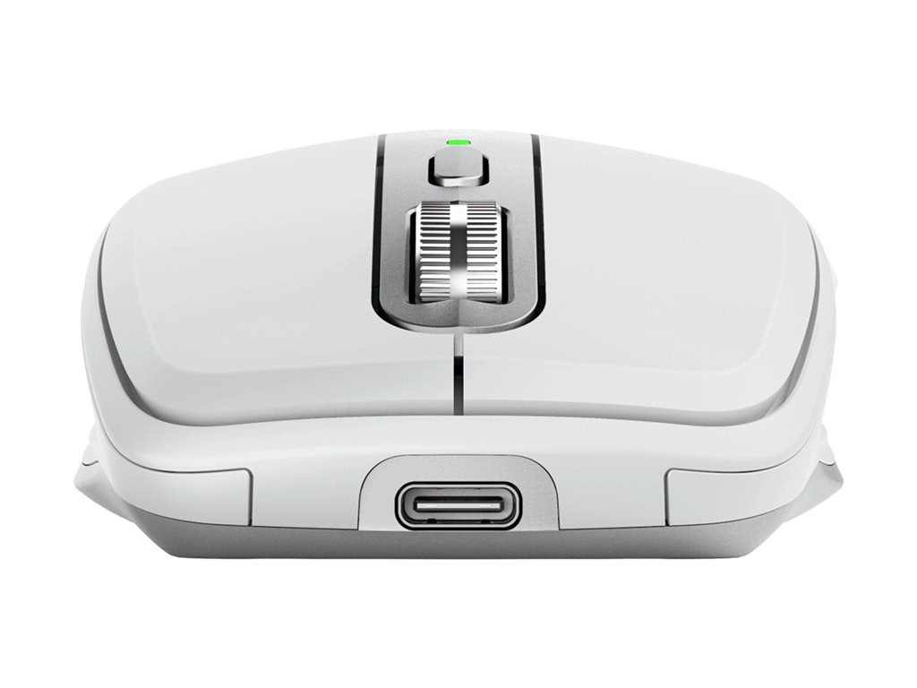 Logitech Master Series MX Anywhere 3S for Mac - Mouse - 6 buttons - wireless - Bluetooth - pale gray 910-006944