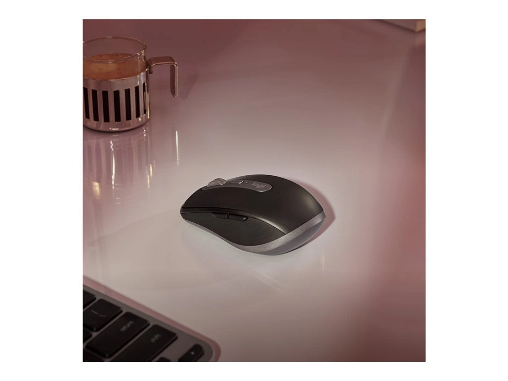 Logitech Master Series MX Anywhere 3S for Mac - Mouse - optical - 6 buttons - wireless - Bluetooth - space gray 910-006945