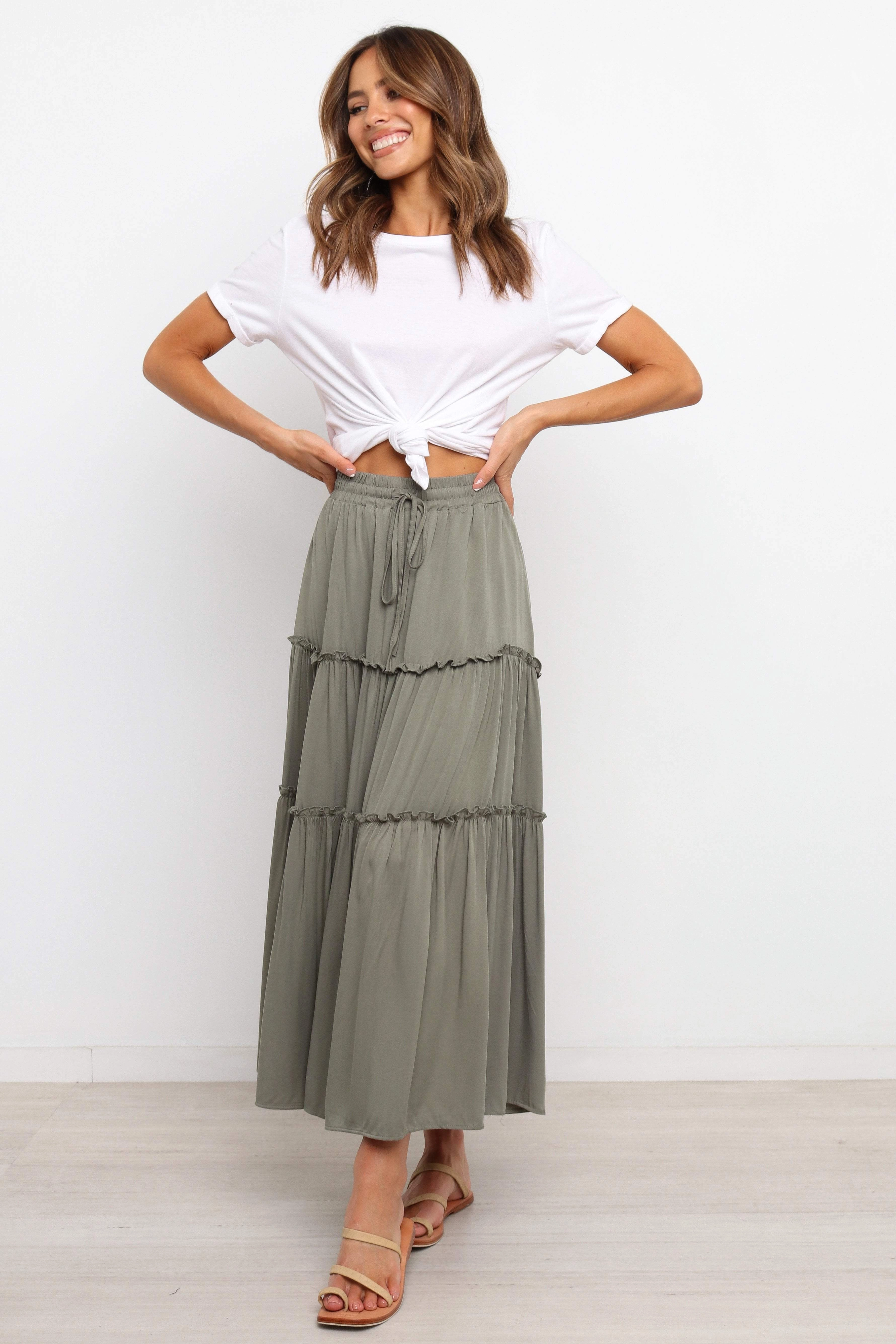 Marino Skirt - Olive