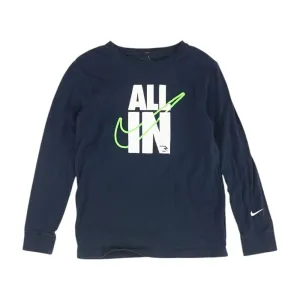 Navy Solid Active T-Shirt
