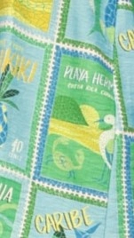 Octavia Top - Aloha Aqua