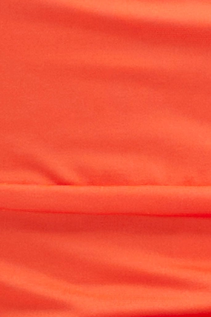 Orange Bandeau Top Boob Tube Twist