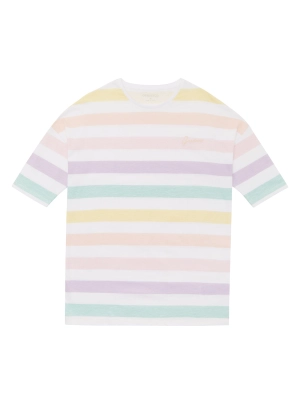Pastel Stripe Pink Pearl T-Shirt (7-16)