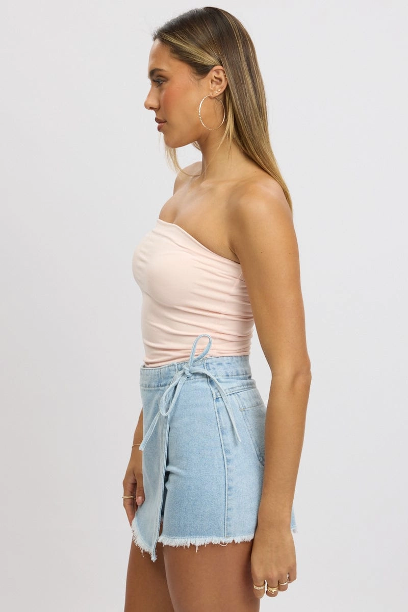Pink Supersoft Bandeau Top