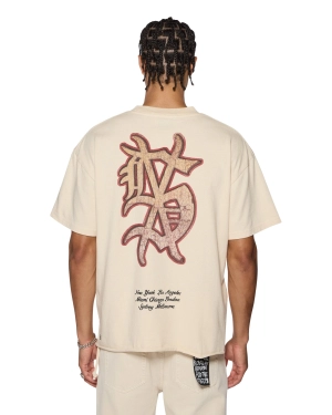 PLAYOFF EKCESS SS TEE DUSTY DESERT