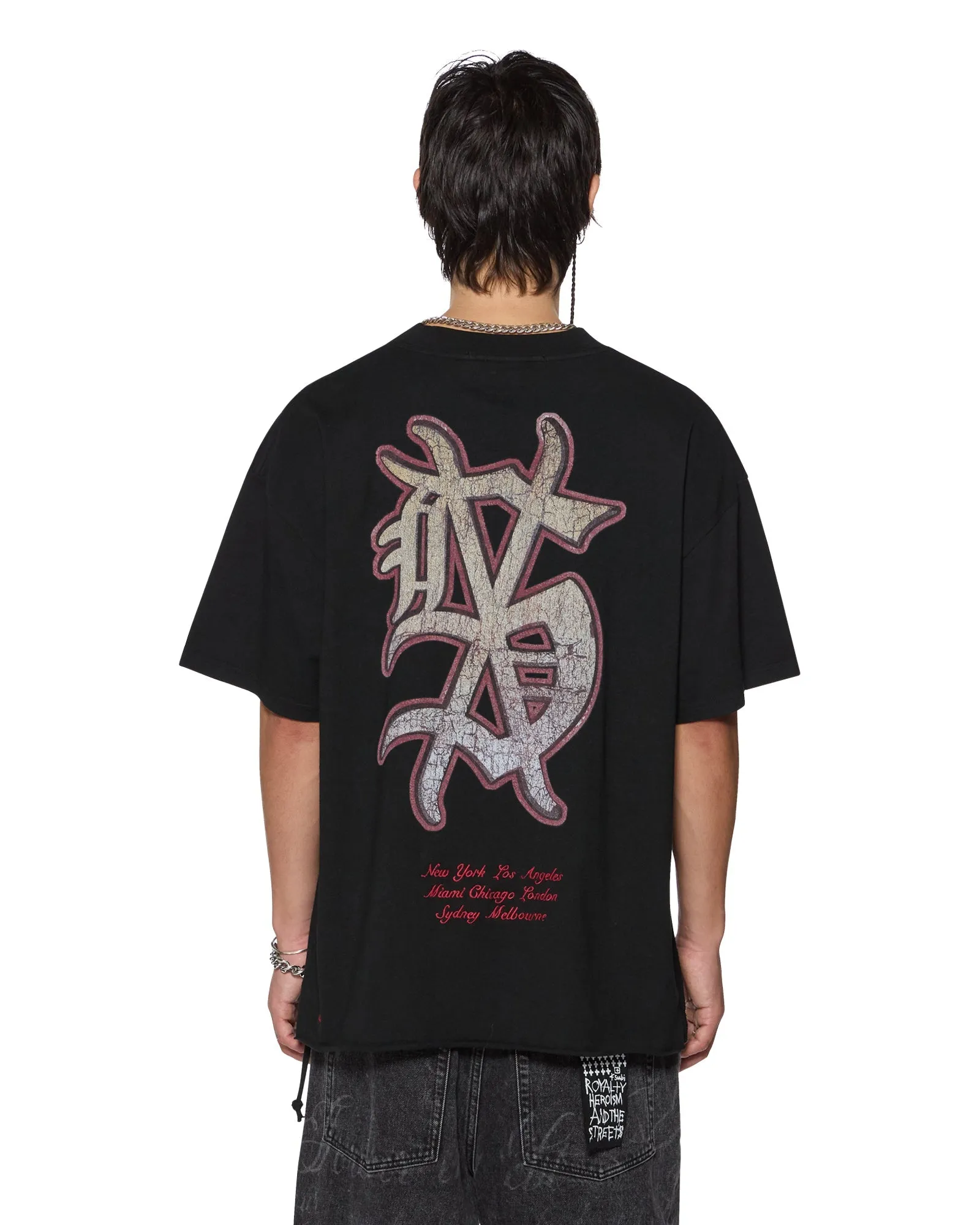 PLAYOFF EKCESS SS TEE JET BLACK