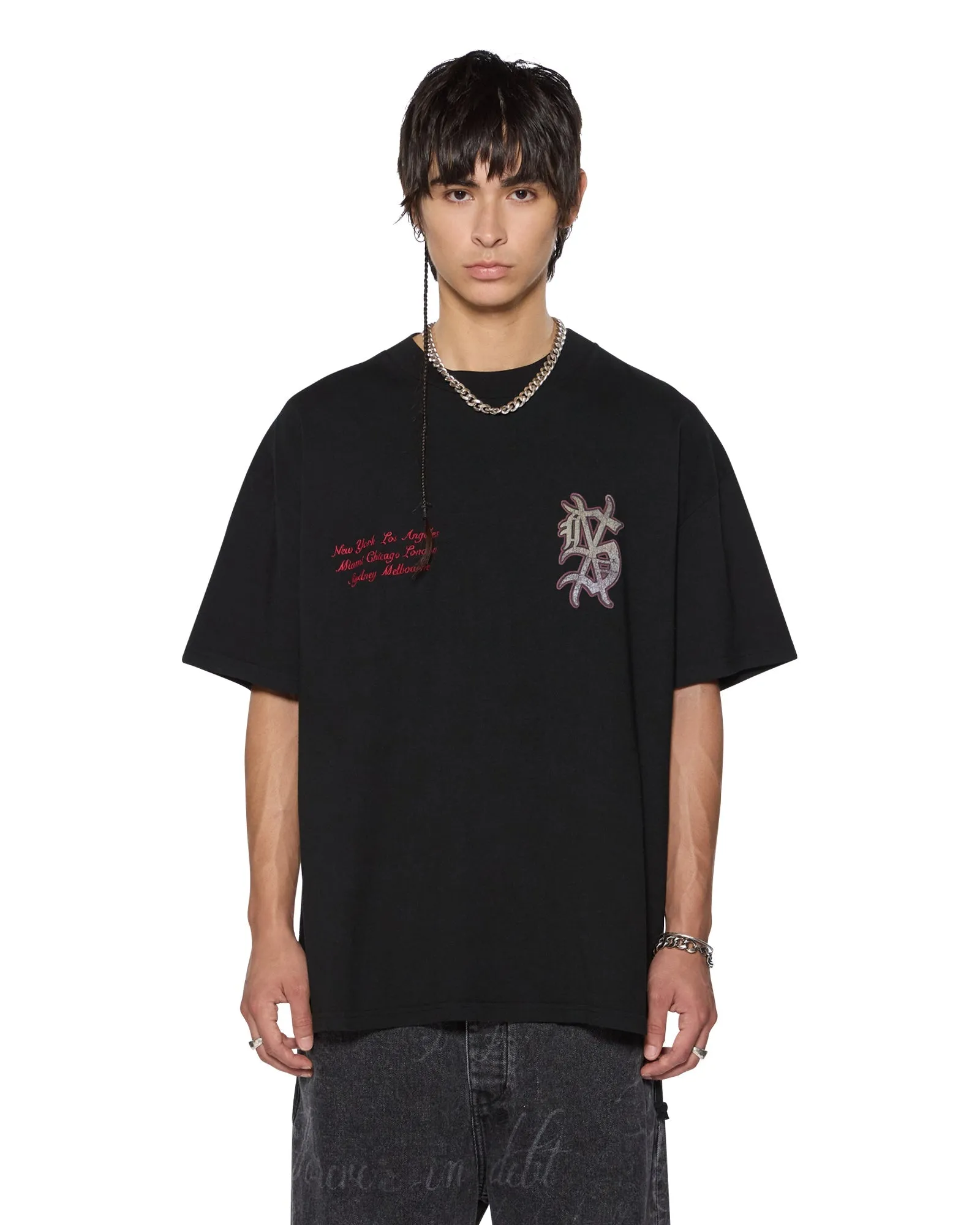 PLAYOFF EKCESS SS TEE JET BLACK