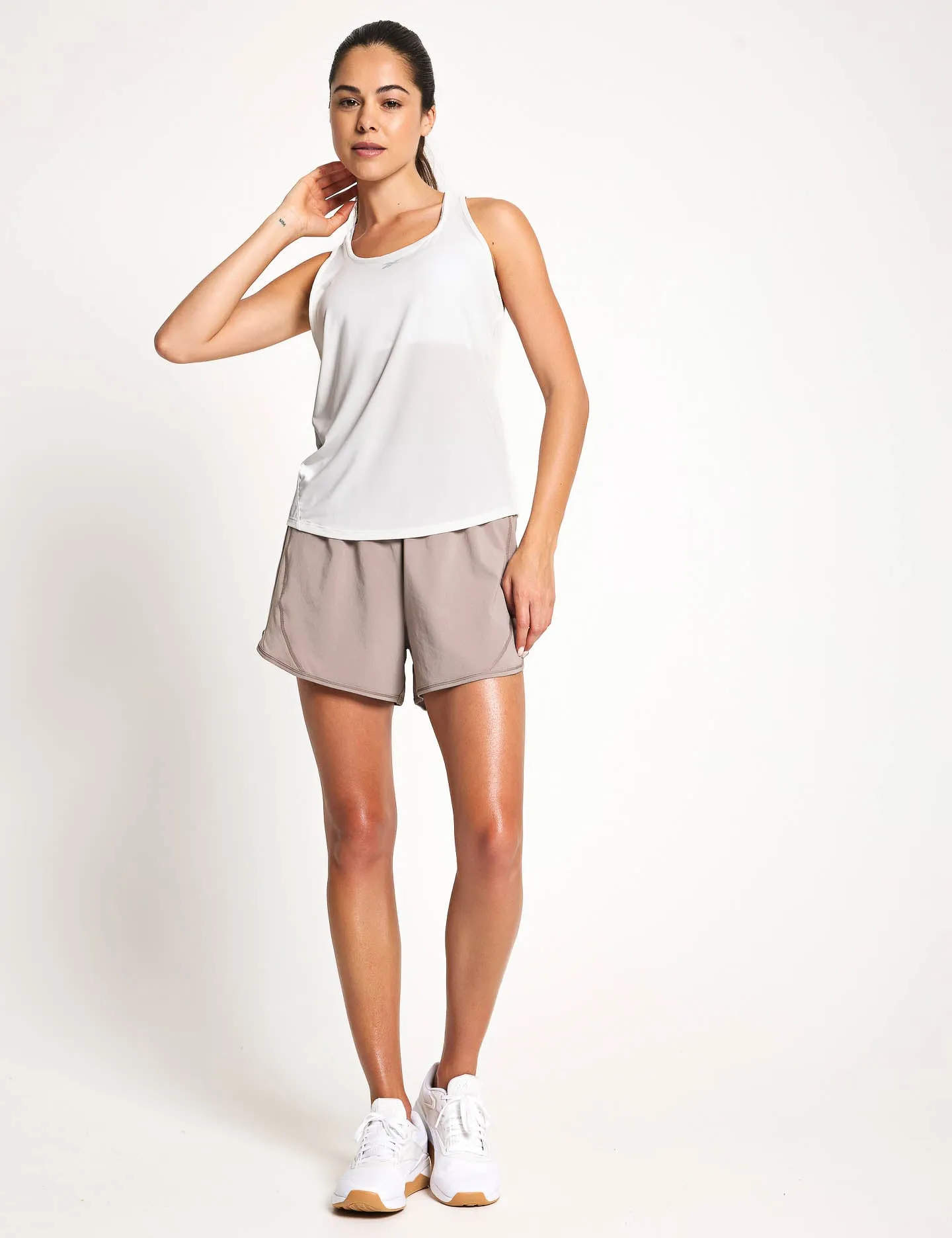 RBK-Chill Athletic Tank Top - Chalk