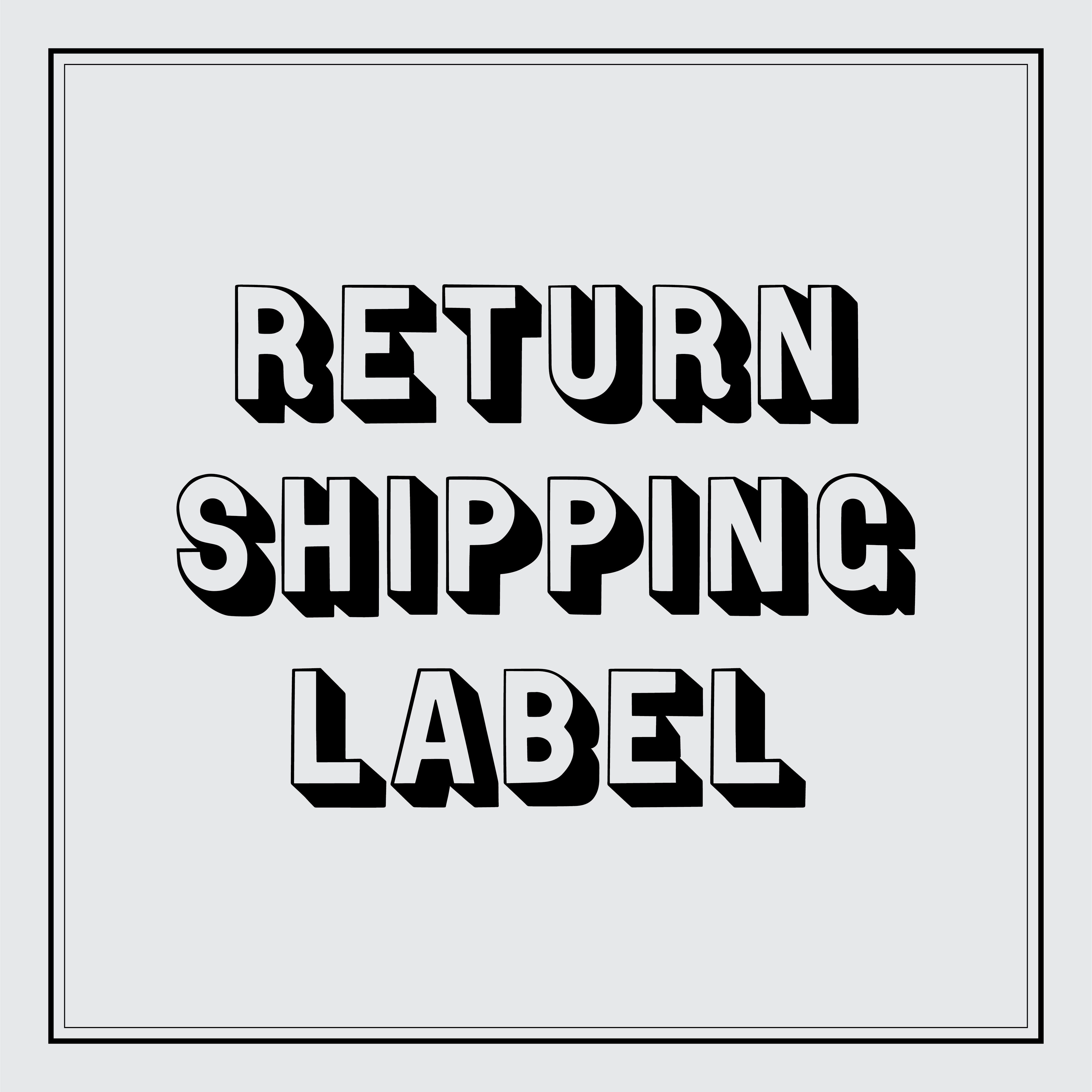 Return Shipping Label - USA