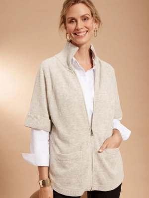 Ria Zip Through Cardigan