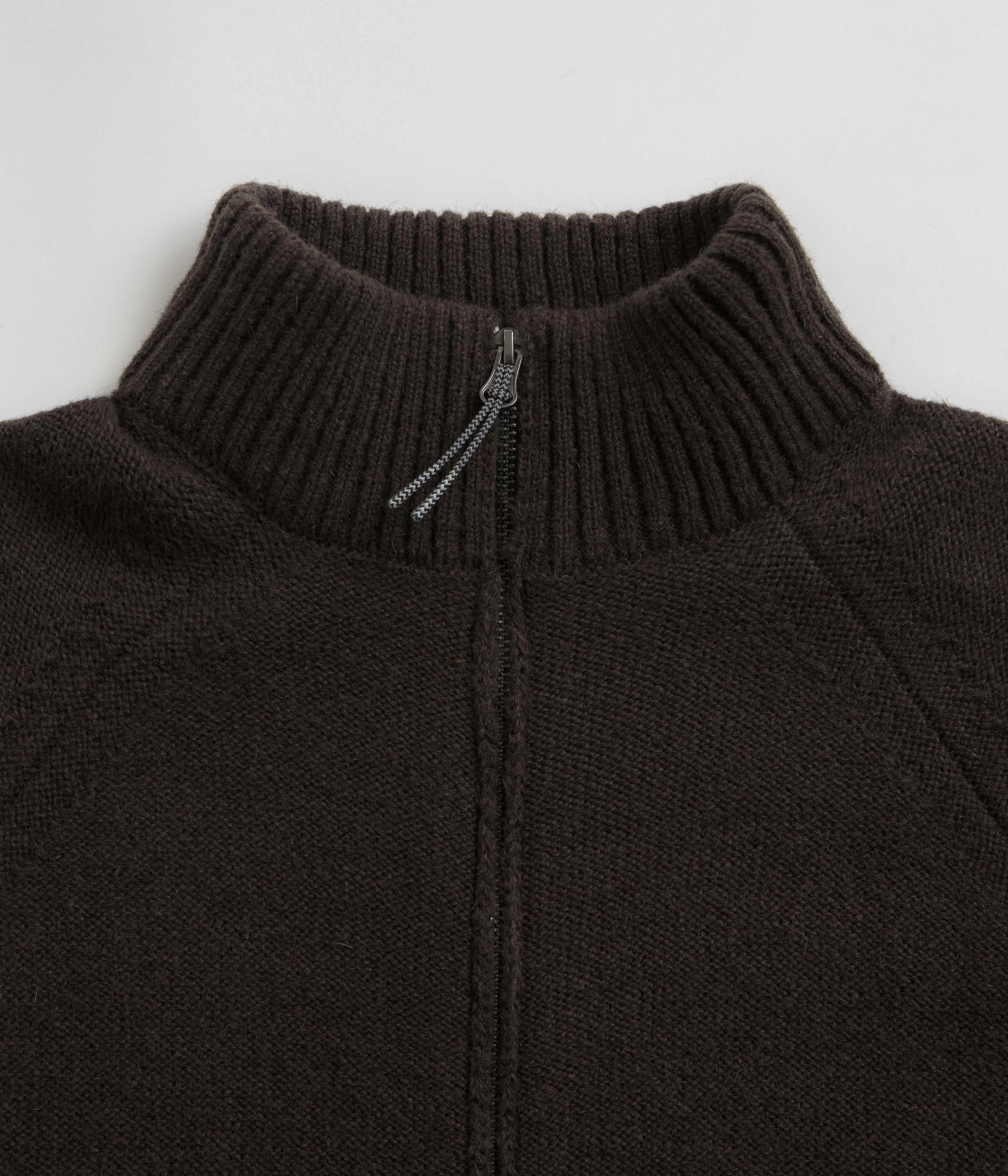 ROA Mohair Cardigan - Brown