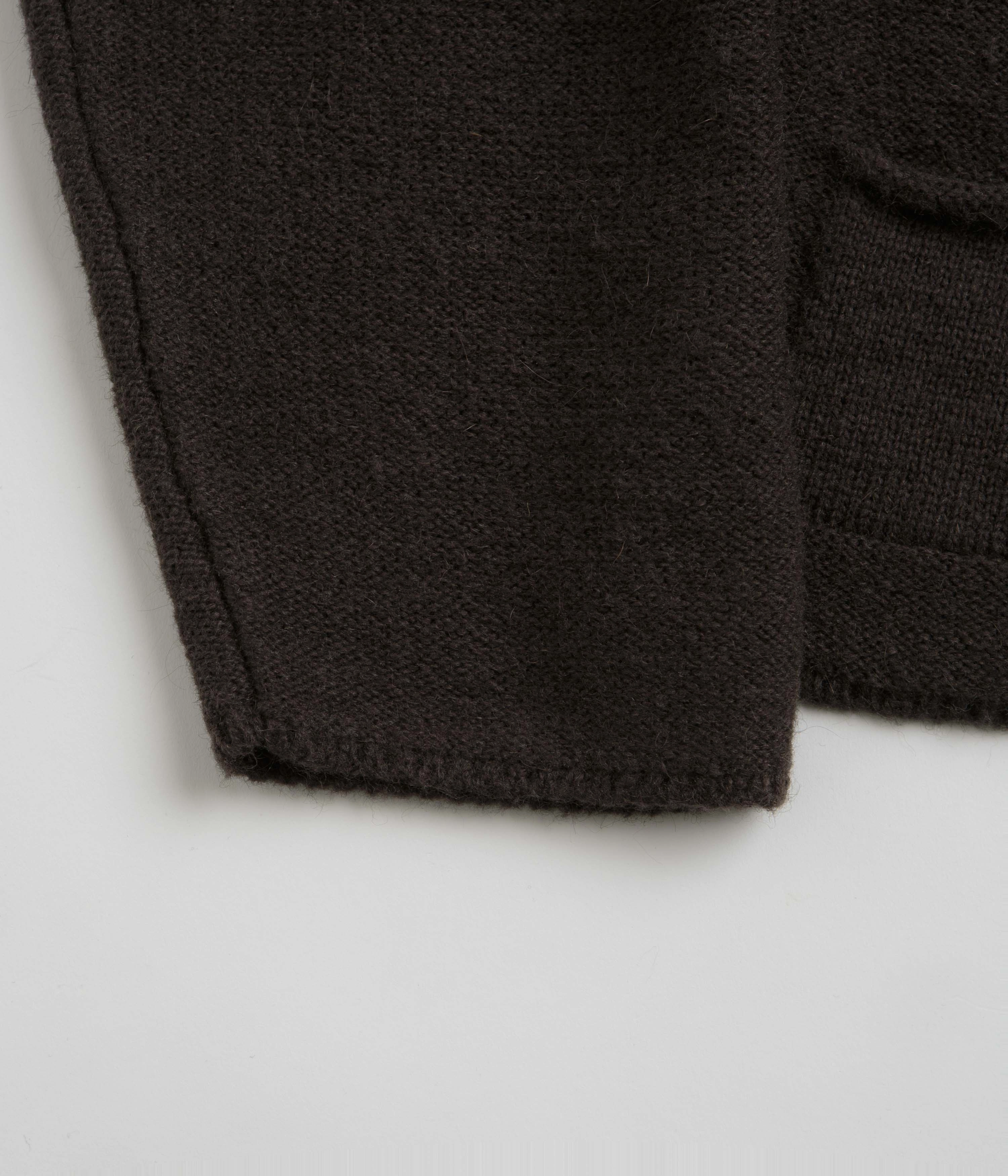 ROA Mohair Cardigan - Brown