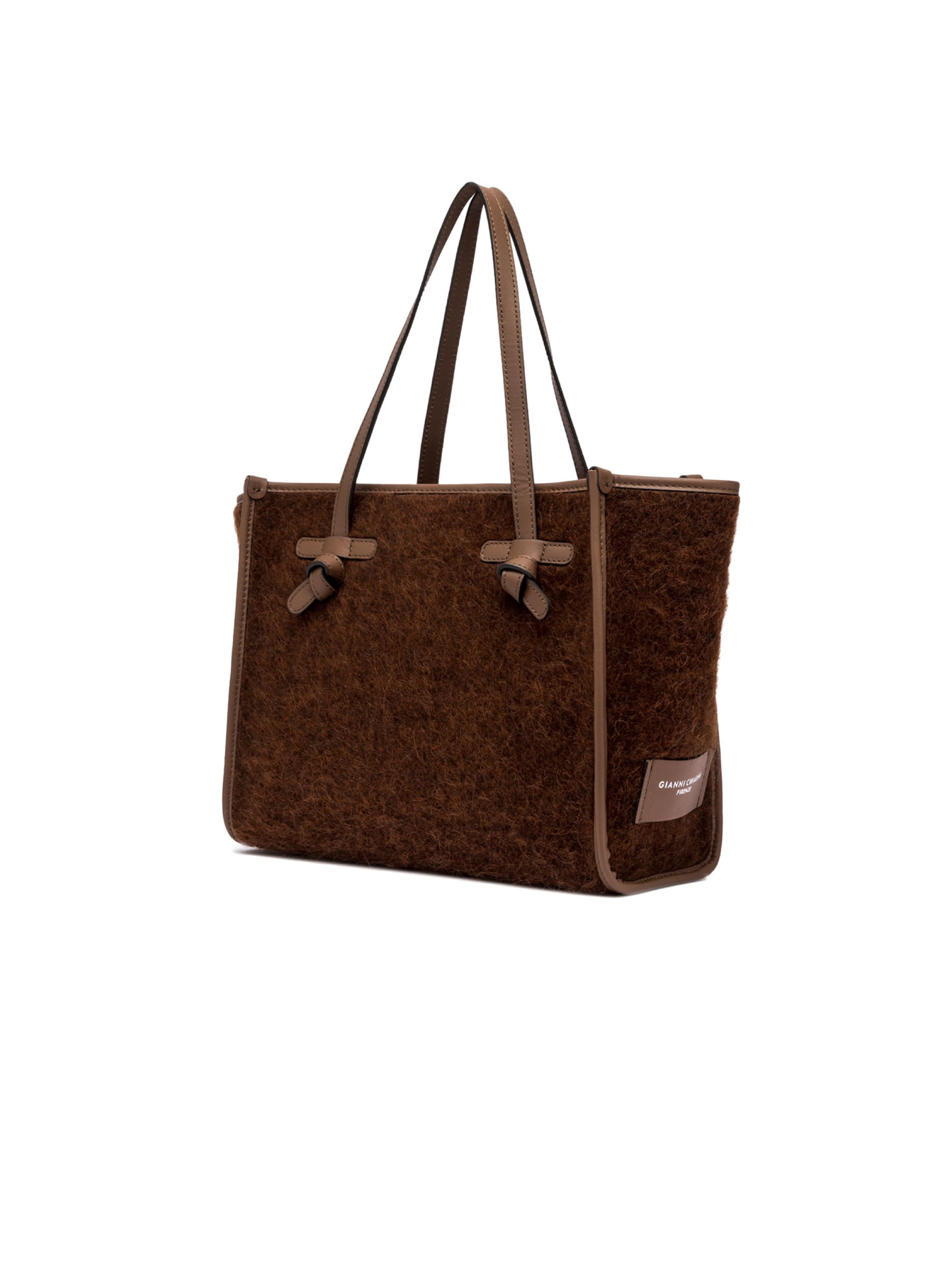 Rust Mohair Shoulder Bag