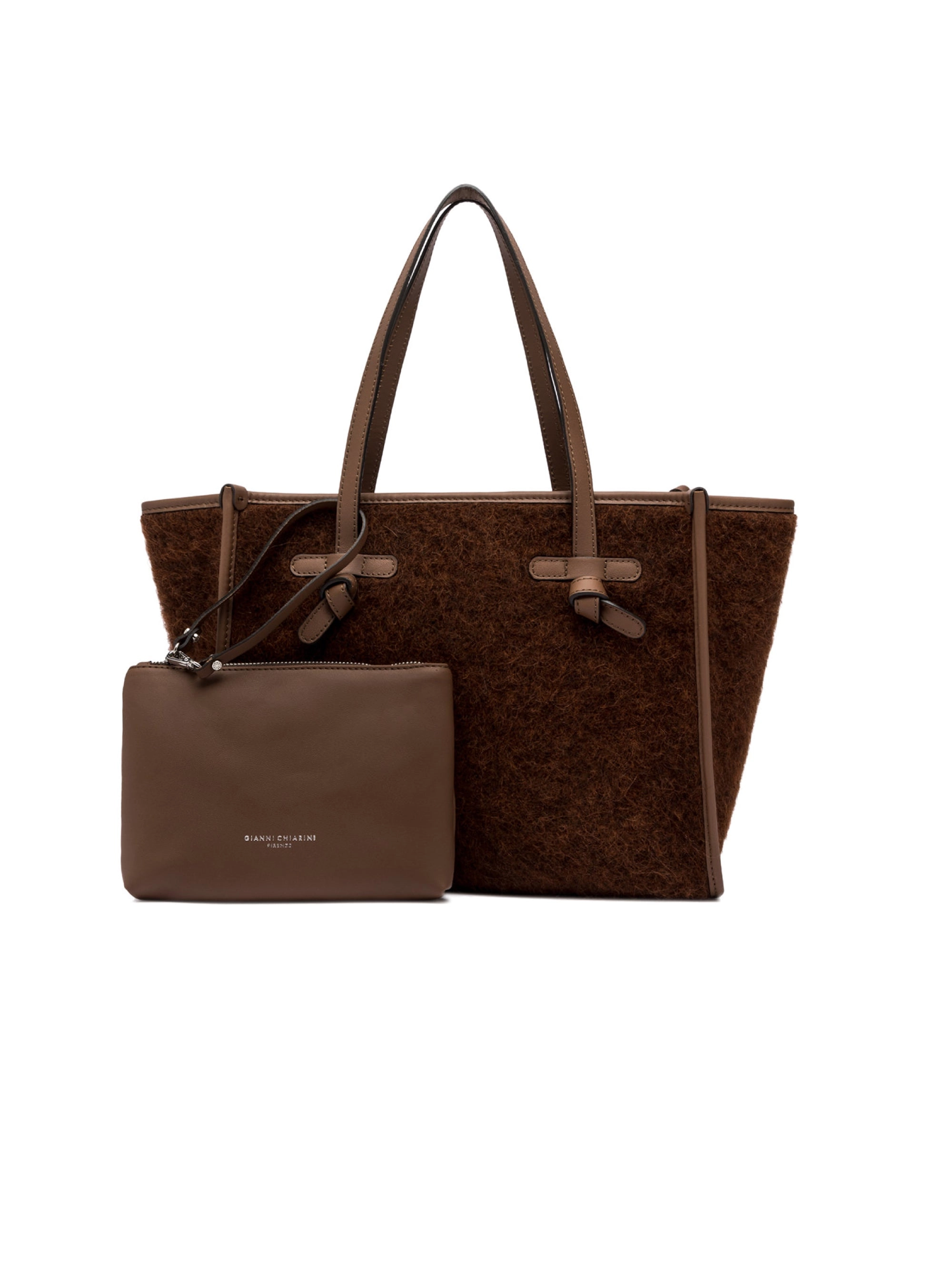 Rust Mohair Shoulder Bag