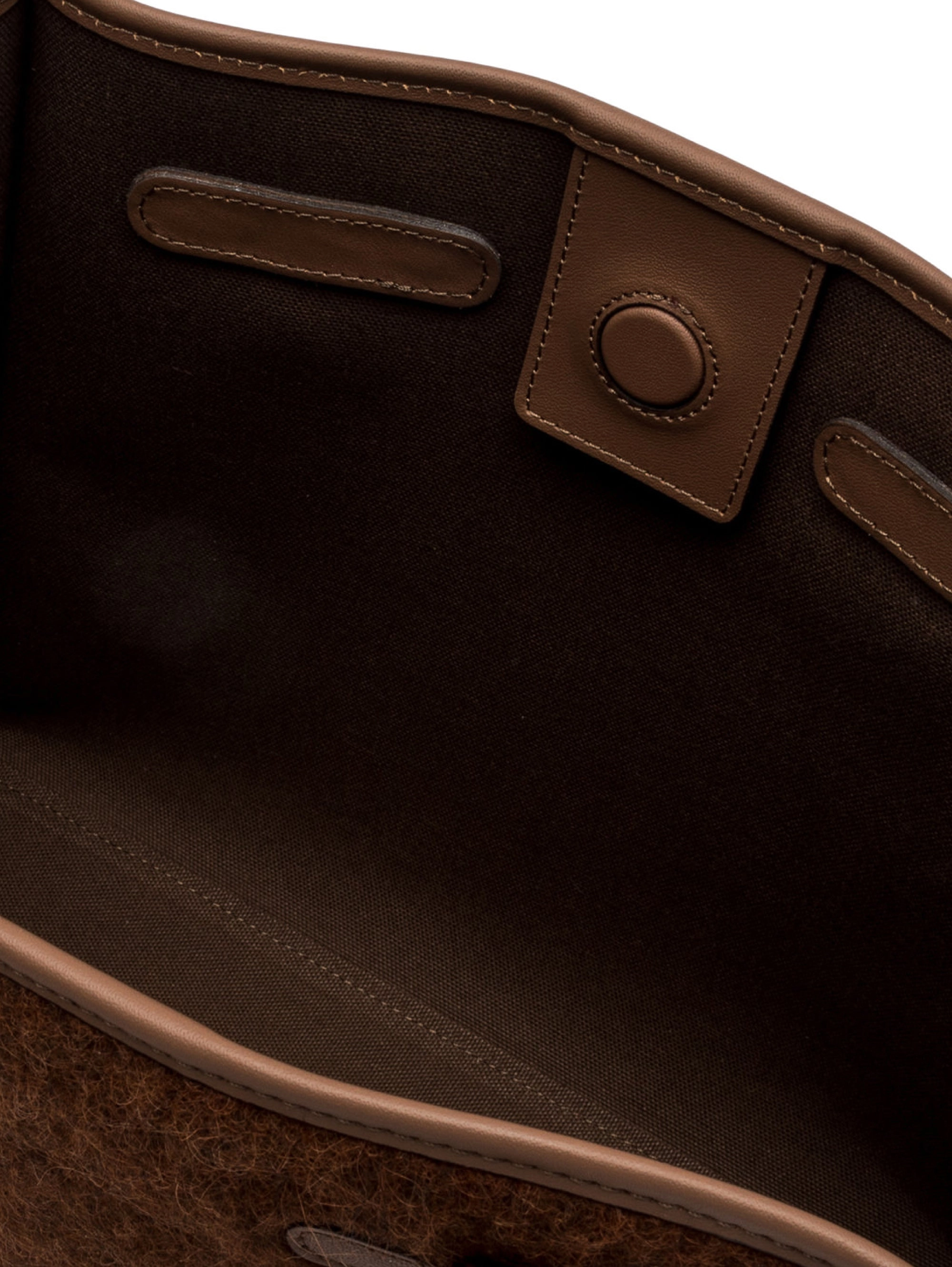 Rust Mohair Shoulder Bag