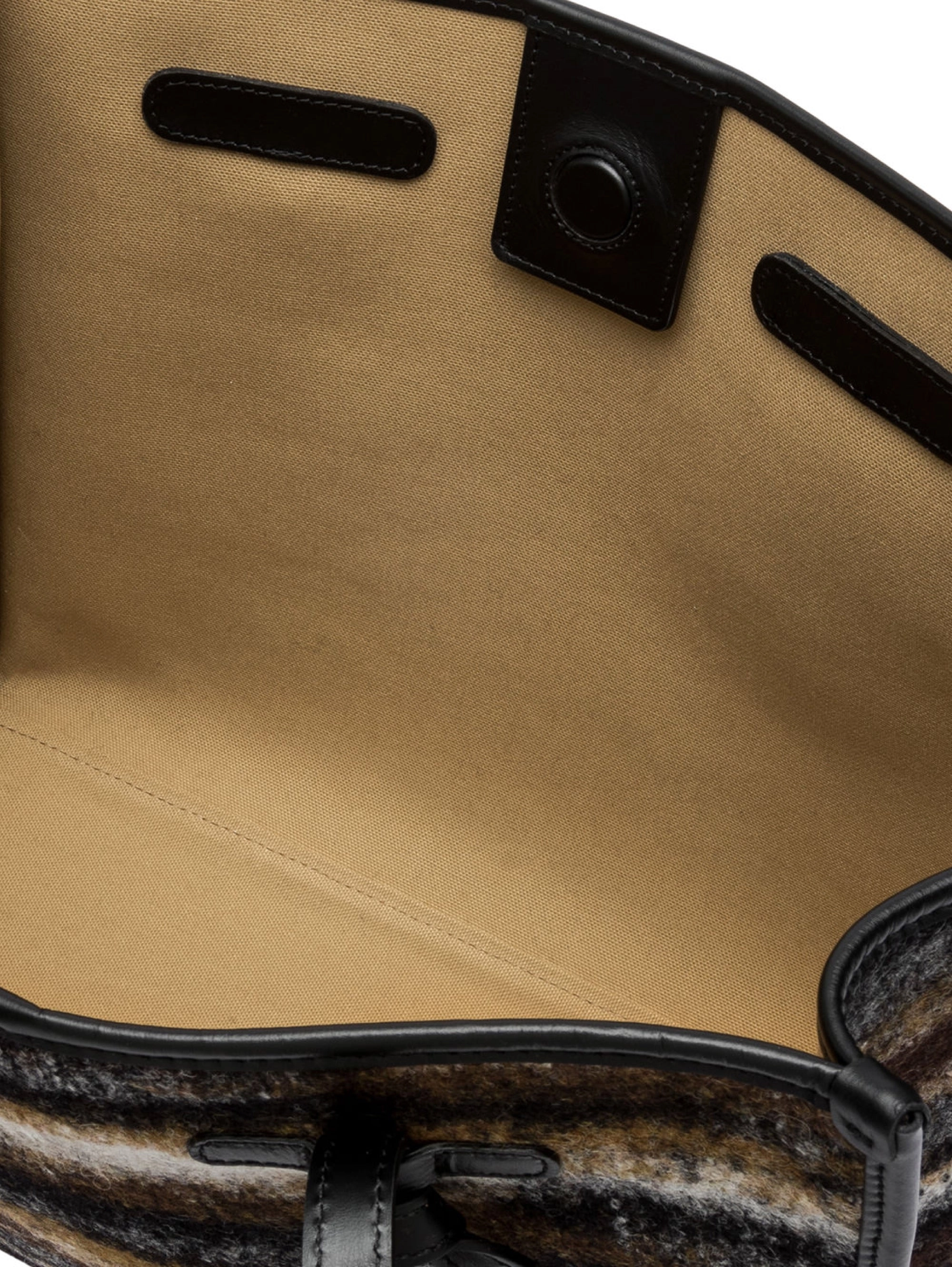Shoulder Bag in Brown Melange Jacquard