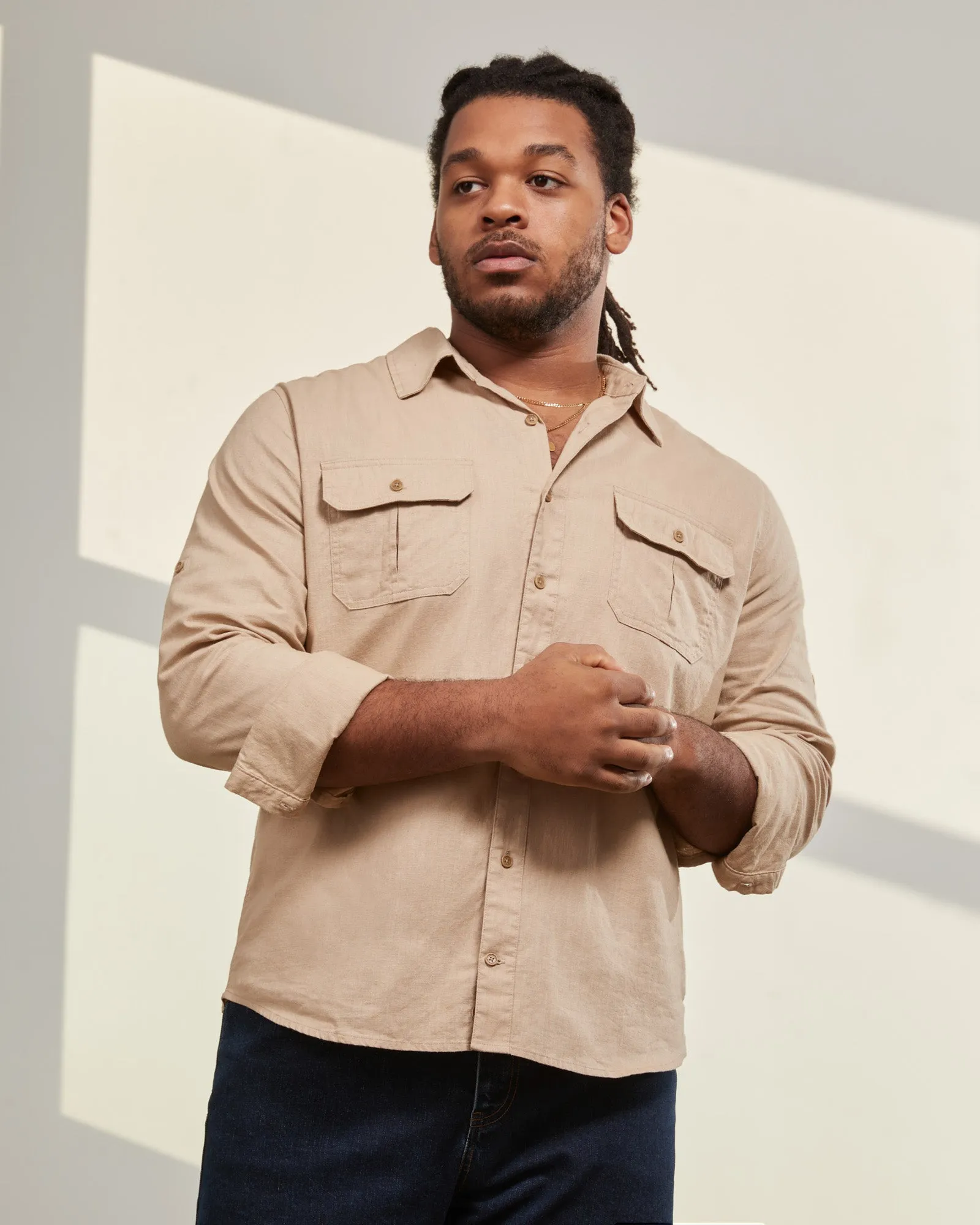 SoftHemp™ Field Guide Button Down