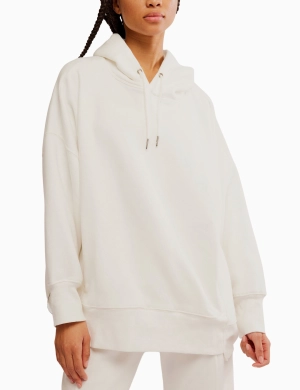 Sprint To The Finish Hoodie - Ivory