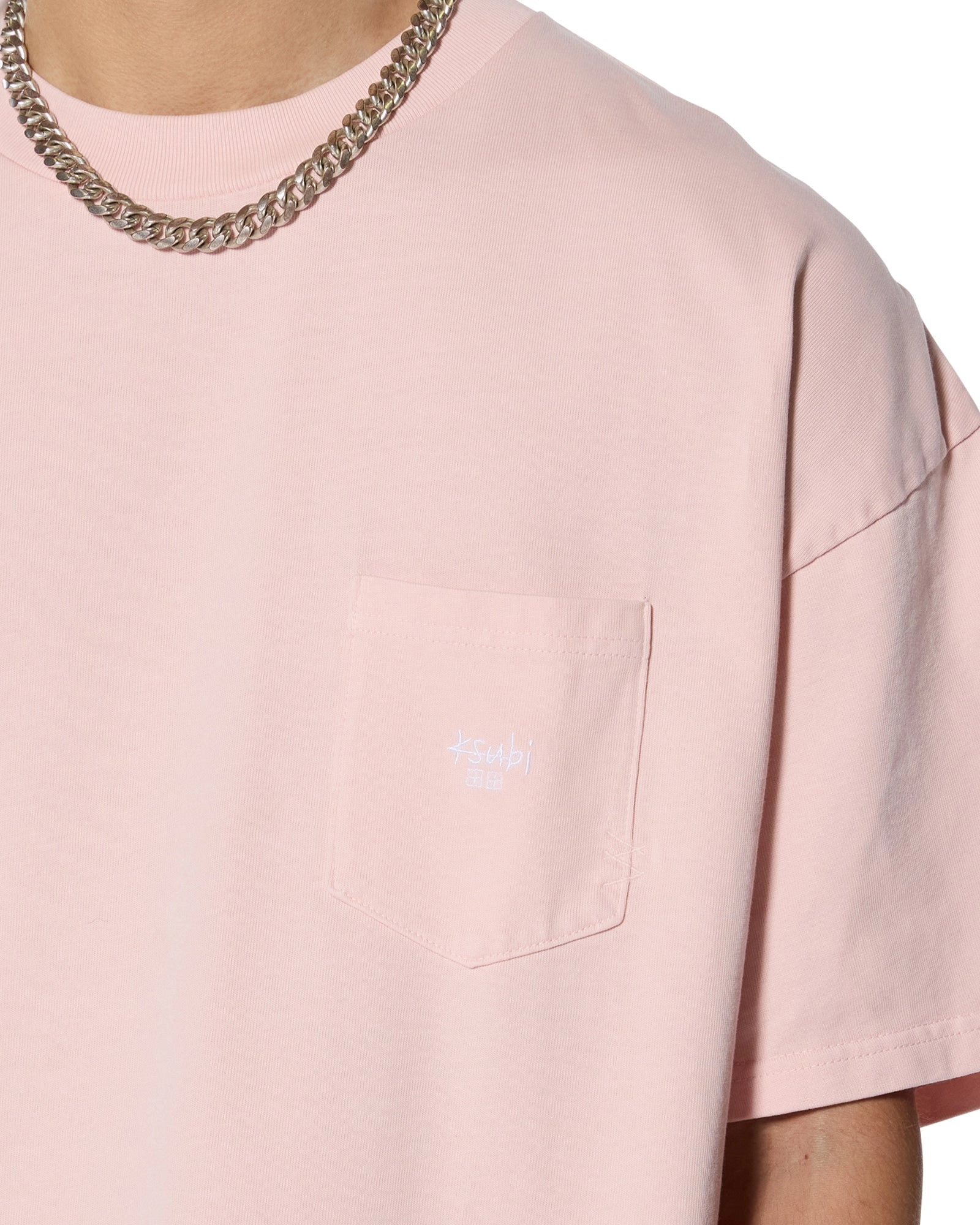STAMP EKCESS POCKET SS TEE MAGNOLIA