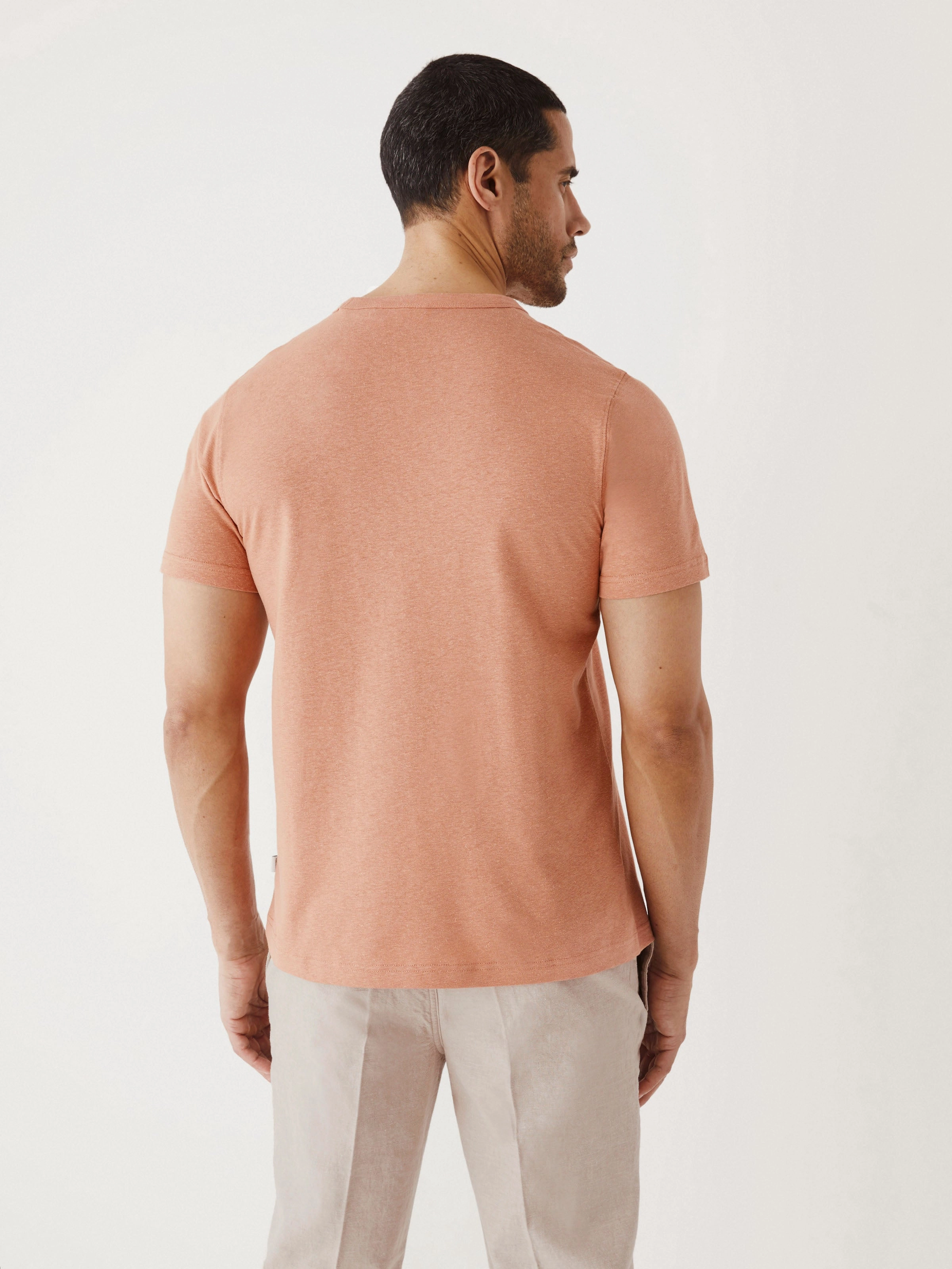 The Slim Fit Hemp T-shirt in Dark blue