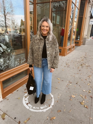 Trendy and Chic Leopard  Shirt Jacket