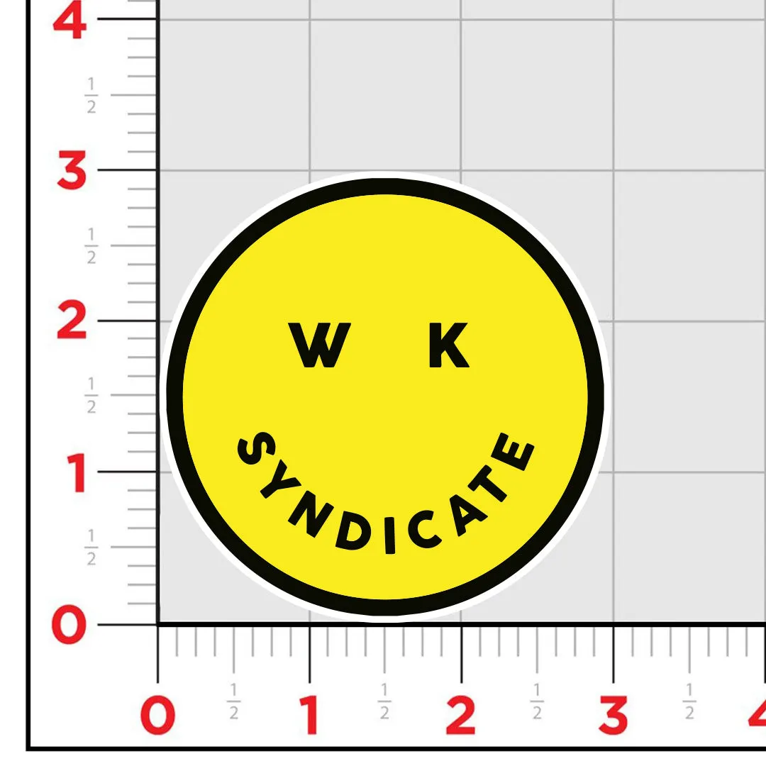 WKS Original Smiley Sticker