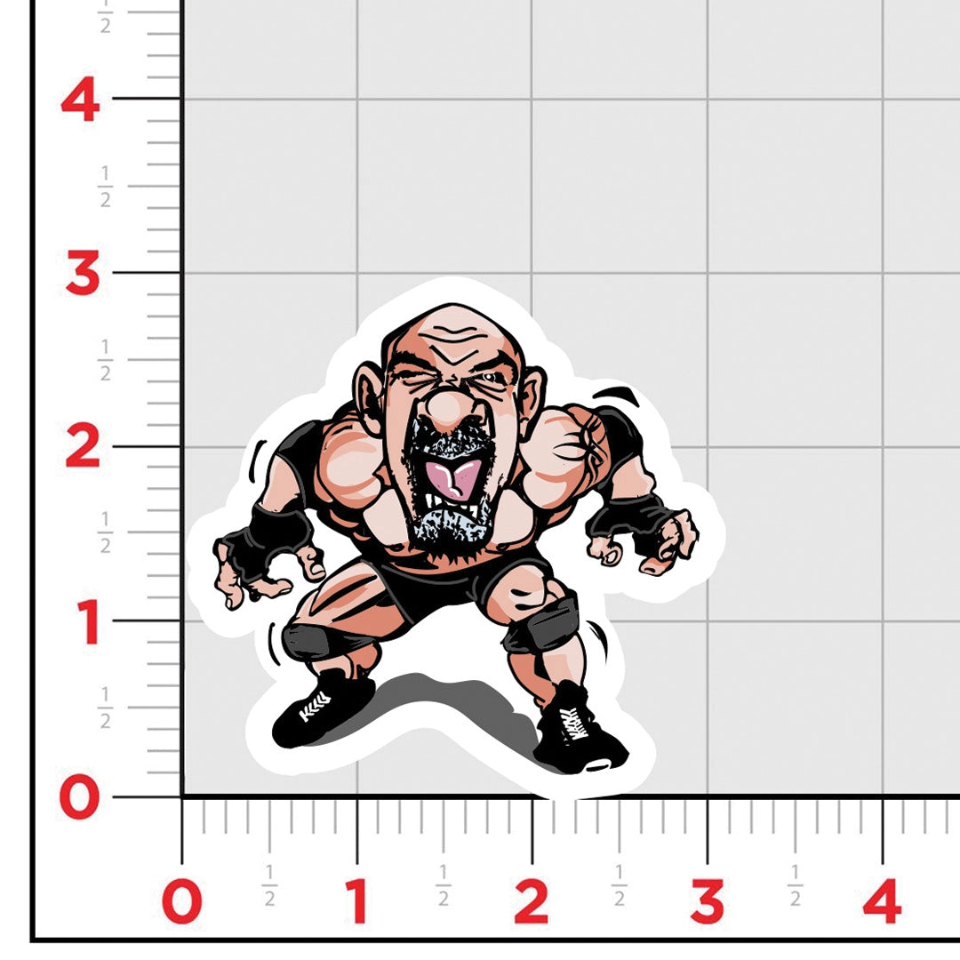 Wrestling Goldberg Sticker